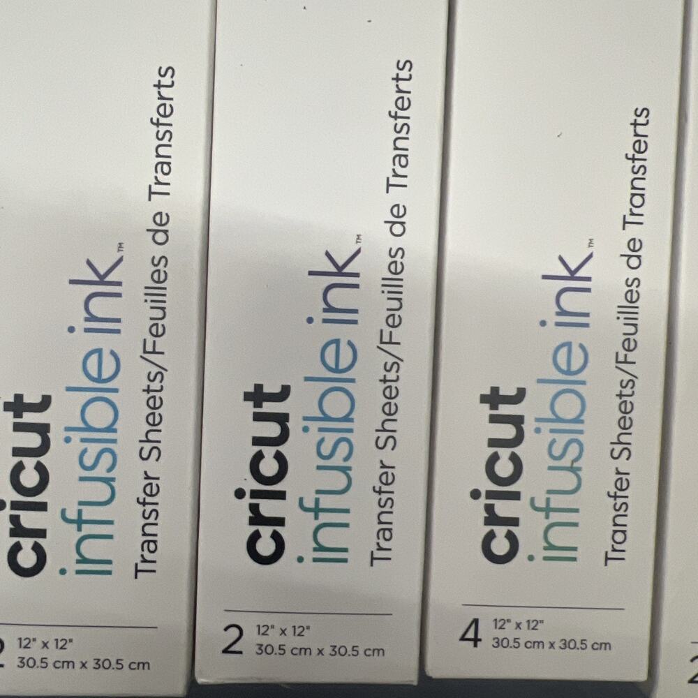 Cricut Infusible Ink Transfer Sheets 12x12 Lot 9 Packs 20 Sheets Patterns NEW - Picture 6 of 6